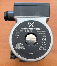 CIRCOLATORE GRUNDFOS TYPE UPR