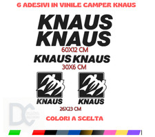 Kit 6 adesivi loghi knaus Logo