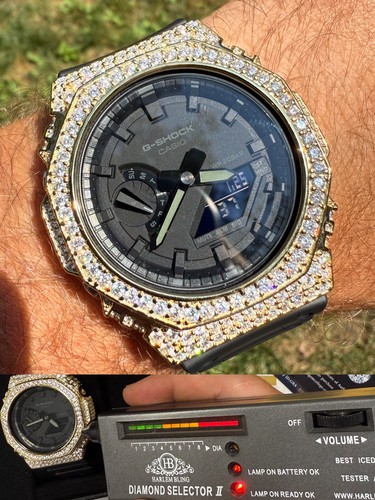 Orologio hip hop moissanite - hip,