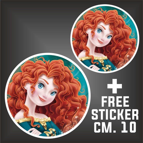 Adesivo principessa merida - principessa,
