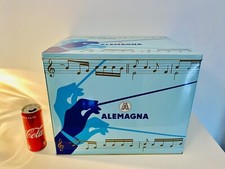 🔴 ENORME scatola pubblicitaria in latta ALEMAGNA anni 70 80 arredamento vintage