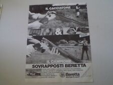 advertising Pubblicità 1987 FUCILE SOVRAPPOSTO BERETTA S 686 - S 682 TRAP