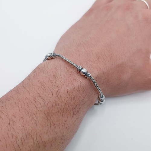 Bracciale uomo argento 925 - bracciale,