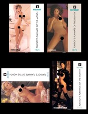 Carte collezionabili Playboy Sports Time - set mensili 1975