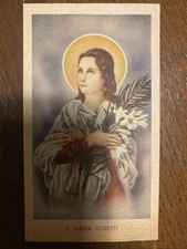 S. MARIA GORETTI EGIM 21 SANTINO HOLY CARD IMAGE PIEUSE HEILIGE KARTE