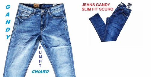 Jeans uomo gandy elasticizzato - jeans,