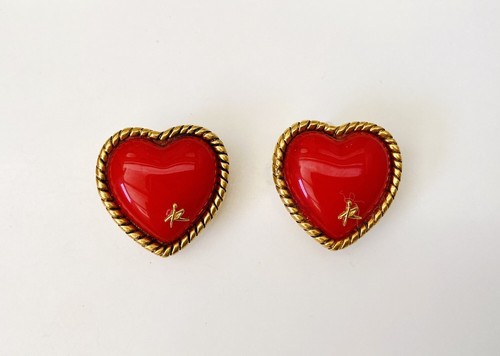 Boucles oreilles cœur - boucles, d'oreilles