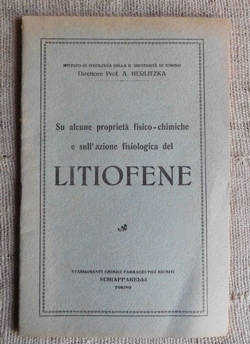 Litiofene proprietà - litiofene,
