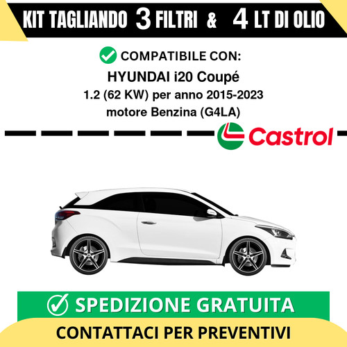 Tagliando per hyundai i20 - hyundai,