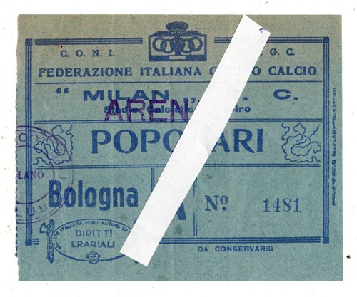 Calcio biglietto ticket - ,