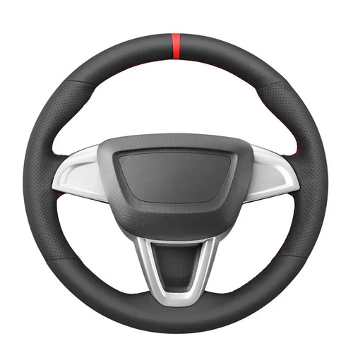 Coprivolante ecopelle nero