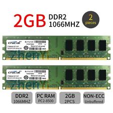 4GB 2x 2GB DDR2 PC2-8500U