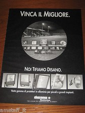 *AO27=DISANO ILLUMINAZIONE=PUBBLICITA'=ADVERTISING=WERBUNG=COUPURE=