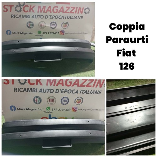 Coppia paraurti nuovi fiat - nuovi, 126