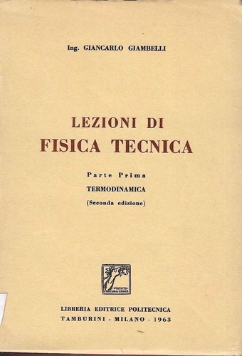 Lezioni fisica tecnica - lezioni,