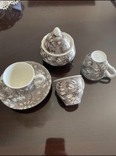 Set 12 Tazzine Caffè con zuccheriera Royal Tudor