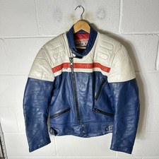 Giacca pelle Scott vintage