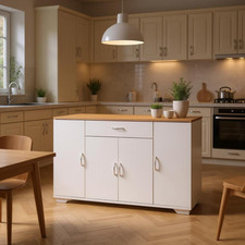 Isola Da Cucina Bianca, Design