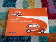 Libretto uso manutenzione - manutenzione, fiat