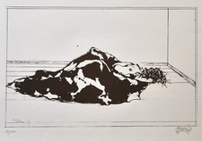 BRUNO BRUNI PESARO LITOGRAFIA FIRMATA E NUMERATA INCISIONI C3