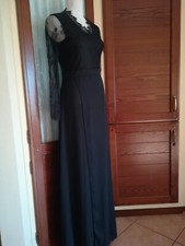 abito nero  da cerimonia  matrimonio donna lunghezza 154 cm
