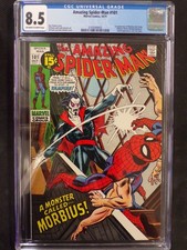 AMAZING SPIDER-MAN #101 MARVEL COMICS PRIMA APPARIZIONE MORBIUS CGC GRADO 8,5