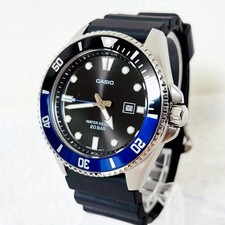 Orologio subacqueo Casio MDV-107 blu nero ottime condizioni testato