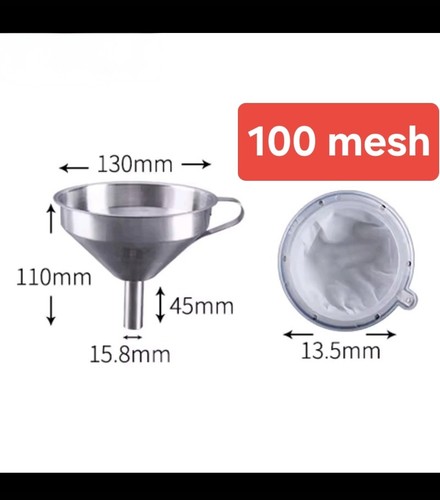 Imbuto 13cm acciaio - 1, e