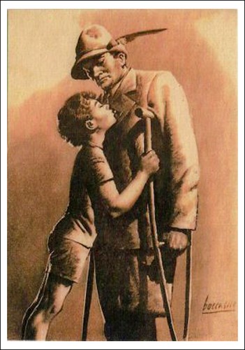 Cartolina post card gino - post,