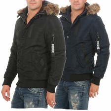 JACK & JONES Uomo Giacca Invernale JCOCarter Bomber Giacca JKT Calda Giacca con Cappuccio