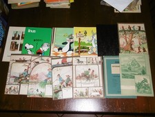 LOTTO 12 QUADERNI ANNI '50 INTONSI CON SOGGETTI VARI E PIU' RECENTI LINUS SILVES