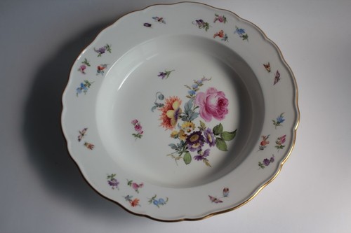 Meissen piatto cavo porcellana - meissen,