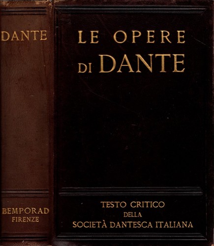 Opere dante testo - opere, di