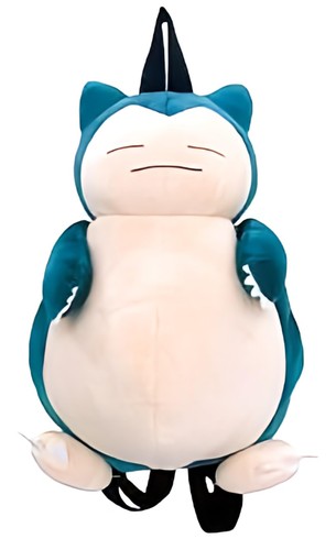 Zaino peluche pokemon snorlax - peluche,
