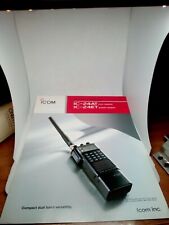 ICOM IC-24AT IC-24ET BROCHURE ORIGINALE RADIO HF AMPLIFICATORE RIVISTA 