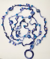 LARIAT BLU COLLANA REGOLABILE
