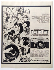 Pubblicita' Petri Ft Fotocamera Reflex Giapponese Esposizione Interna 1968 (R5)