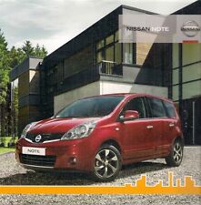 Nissan Note 2010-2011 Brochure Vendite Mercato Regno Unito Visia Acenta Tekna 1.4 1.6 1.5dCi
