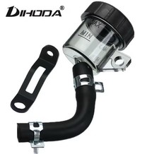 Serbatoio Vaschetta Liquido Olio Freno Frizione con Tubo Staffa Universale Moto