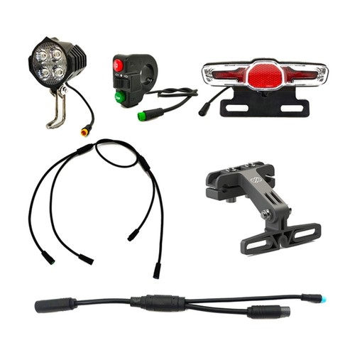Set luci ebike 60v fanale - ebike, 24-60v