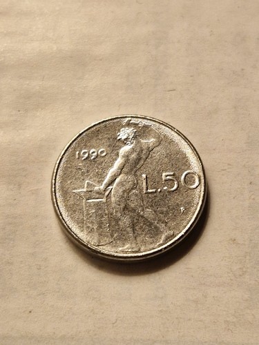 Rara micro moneta lire - micro, 50