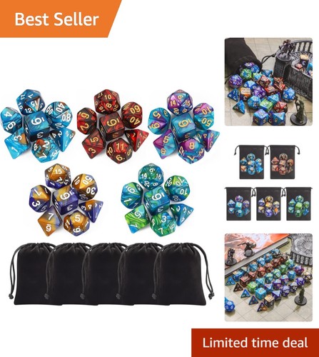 Set dadi poliedrici - set,