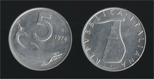 Lire 1974 delfino timone - 1974,