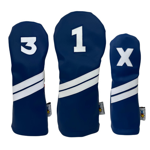 Set copricapo golf pelle - set,