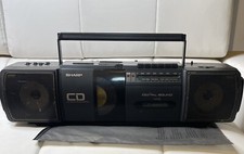 Boombox sharp cd25 - sharp, qt-cd25