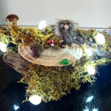 Diorama Bigfoot Woodland fatto