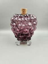 Aratro e focolare vetro soffiato a mano viola uva cattura mosche insetti trappola no top