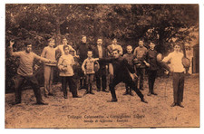 Cartolina - Cornigliano Ligure - Collegio Calasanzio - Scuola di Scherma  Genova