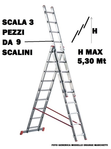 Scala alluminio marchetti - scala, in