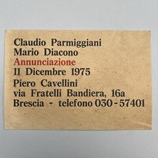 C. Parmiggiani, M. Diacono